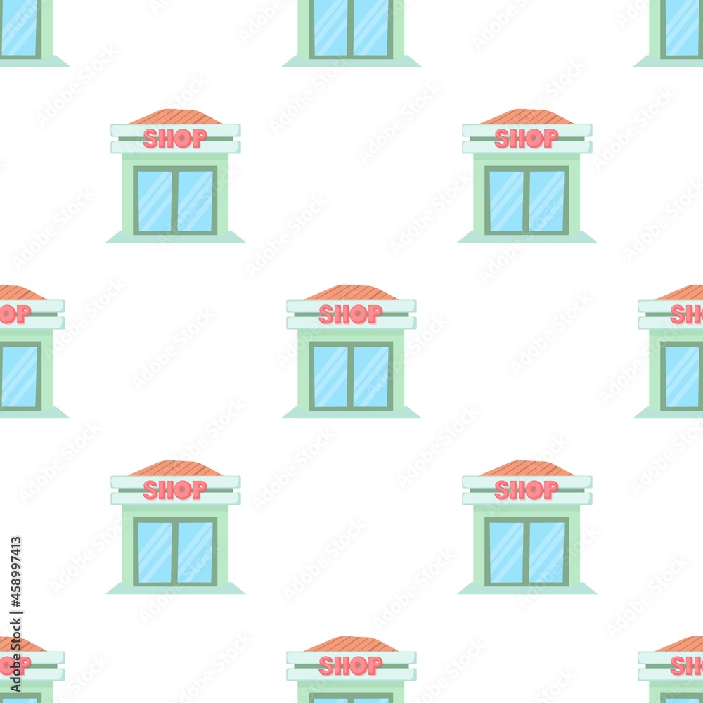 Obraz premium Shop pattern seamless background texture repeat wallpaper geometric vector