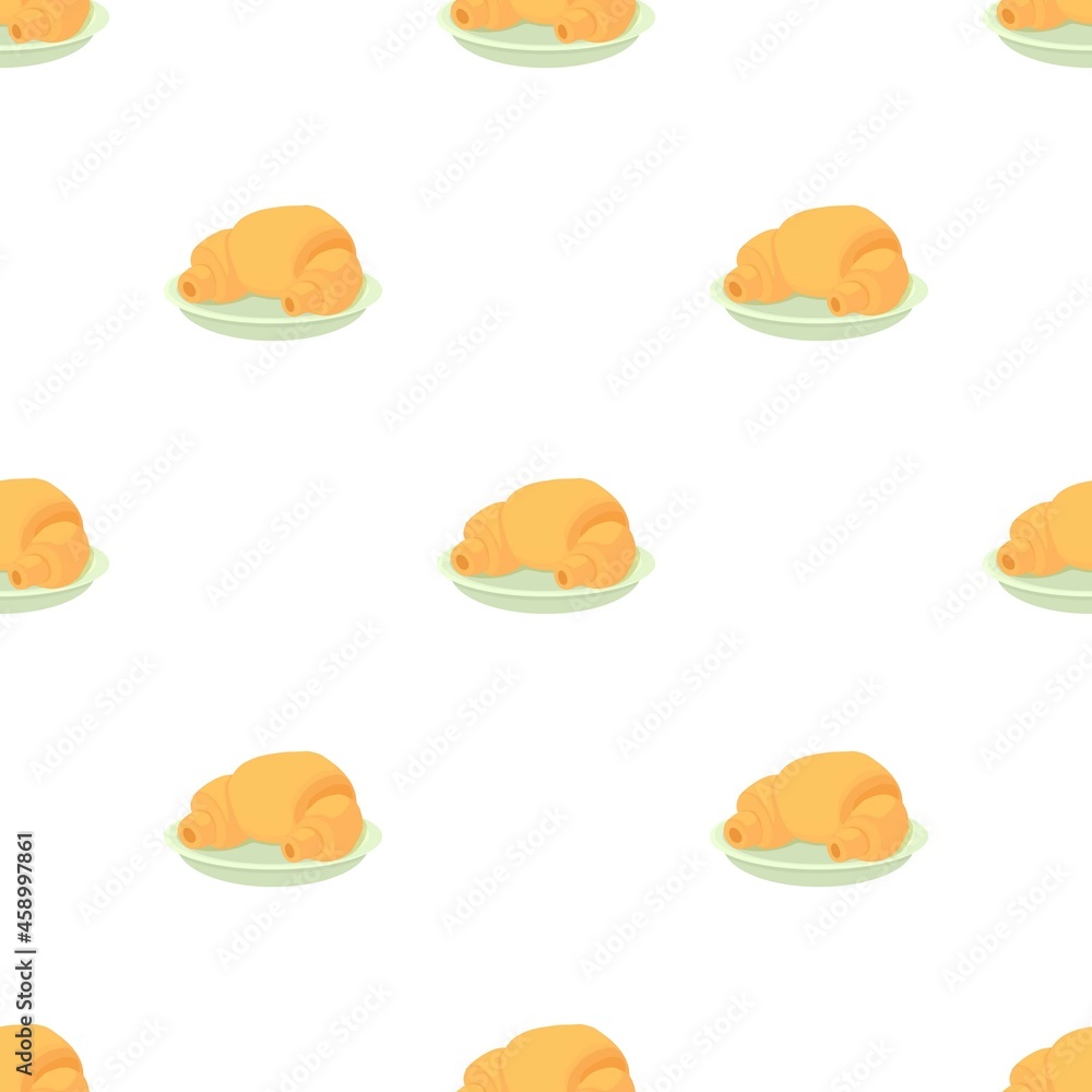 Croissant pattern seamless background texture repeat wallpaper geometric vector Croissant pattern seamless background texture repeat wallpaper geometric vector