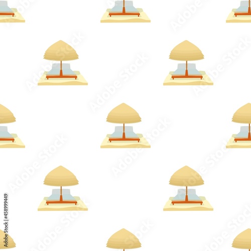 Beach pattern seamless background texture repeat wallpaper geometric vector