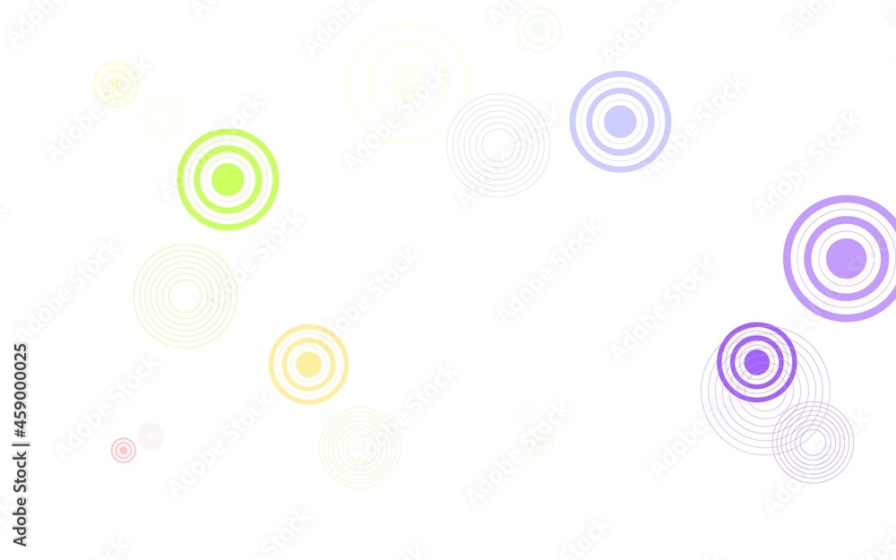 Light Orange vector layout with circle shapes. Light Orange vector layout with circle shapes.