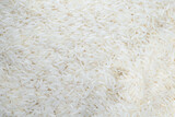 White rice grain pattern close up, Asian food.