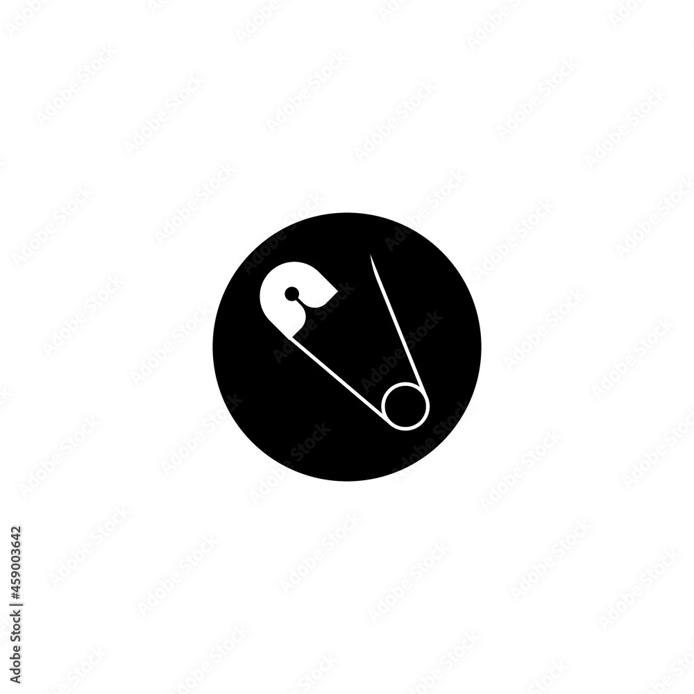 sewing pin icon. sewing pin icon.