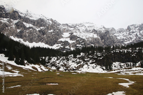 Wetterstein mountains, Bavarian Alps, Germany photo