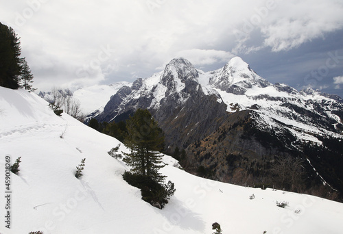 The path to Schachenhaus, Garmisch-Partenkirchen, Germany photo