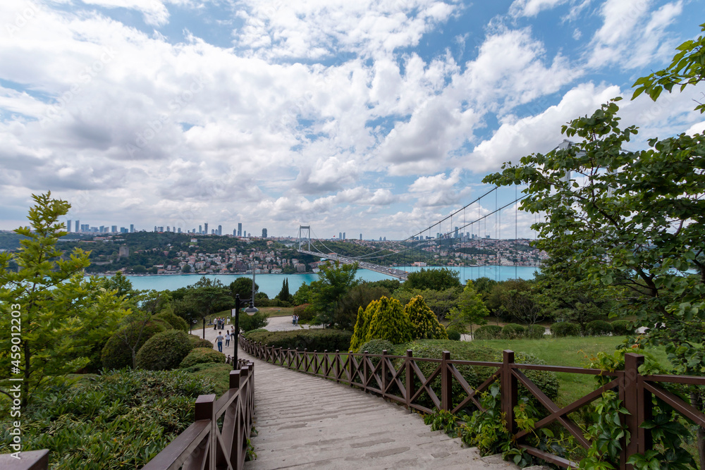 ISTANBUL, TURKEY, JUNE 18 2021,
Istanbul Bosphorus from Otagtepe. Istanbul, Turkey ISTANBUL, TURKEY, JUNE 18 2021,
Istanbul Bosphorus from Otagtepe. Istanbul, Turkey