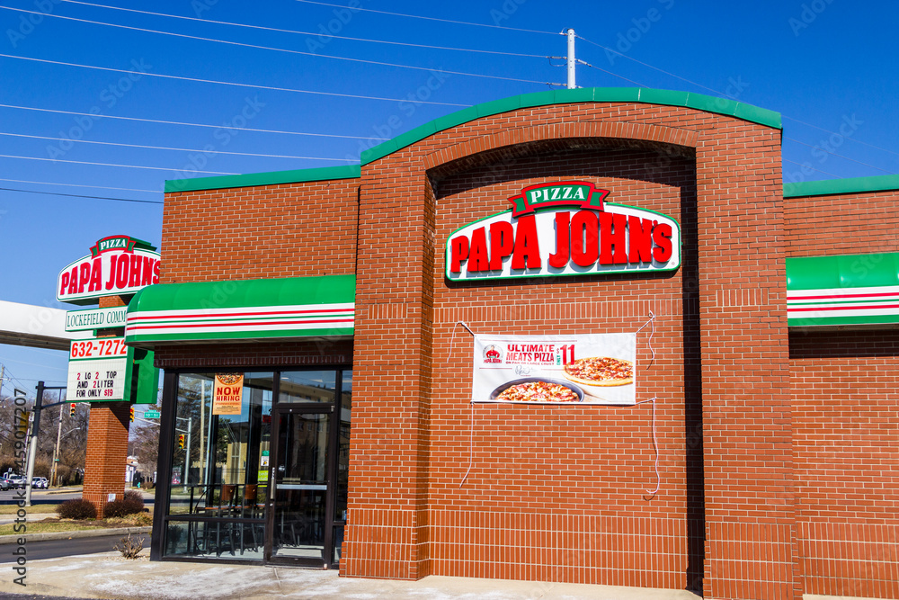 Papa John's TakeOut Pizza Restaurant. Papa John's is the third largest