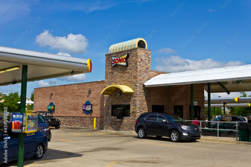 Sonic DriveIn Fast Food Location. Sonic is a DriveIn Restaurant Chain