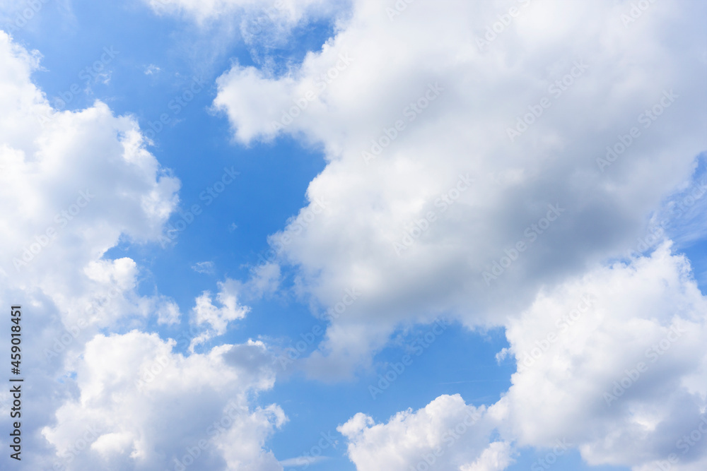 Obraz premium 爽やかな青空と雲の背景素材_h_12