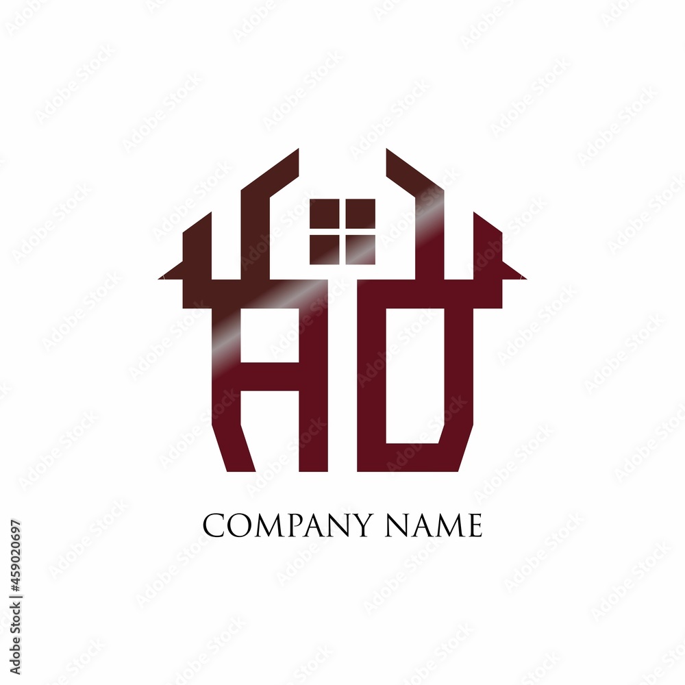 Obraz premium LOGO AD CONSTRUCTION