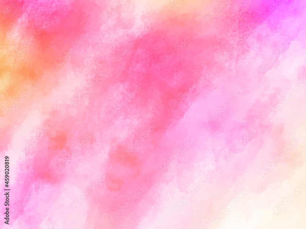 水彩グラデーションの背景 ピンク Stock Vector Adobe Stock
