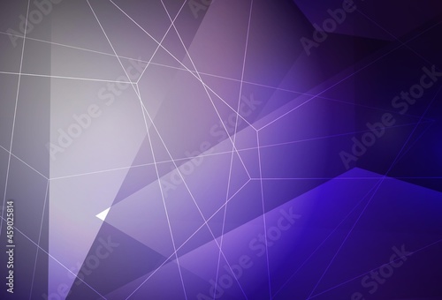 Dark Purple, Pink vector texture with triangular style.