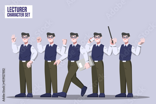 Lecturer - Profesi Character