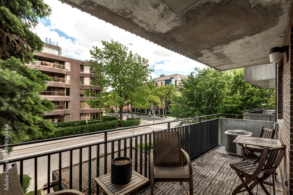 Beautiful renovated and staged with nice furniture condominium in Montreal, Westmount, Canada