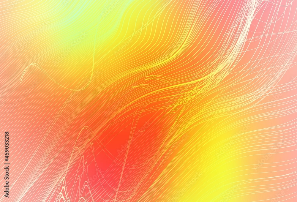 Light Red, Yellow vector blurred bright pattern. Light Red, Yellow vector blurred bright pattern.