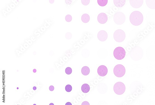 Light Purple, Pink vector template with circles.