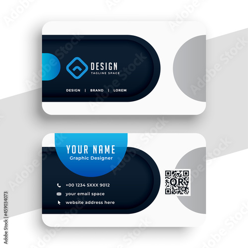 modern company business card template