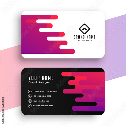 creative business card modern design