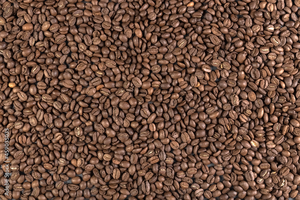 Roasted coffee beans. Food background. High quality photo Roasted coffee beans. Food background. High quality photo