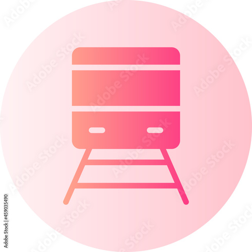 train gradient icon