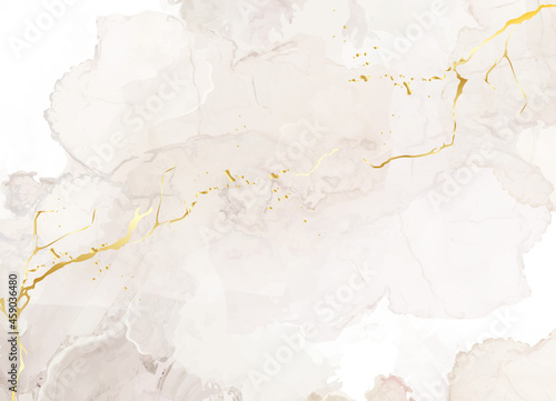 Beige quartz geode vector design frame. Stylish taupe brown texture card