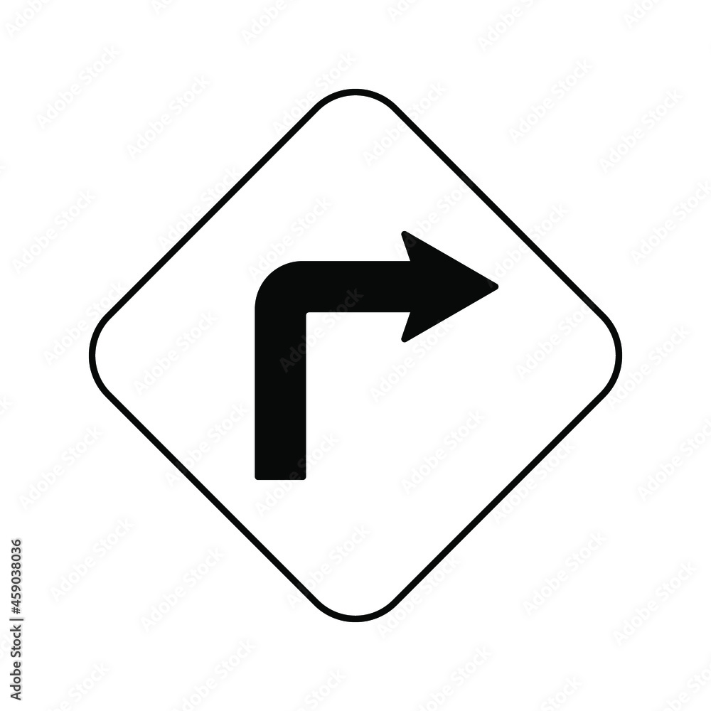 traffic signs. illustration of traffic signs in flat style. traffic is prohibited from turning left. Vector illustration. traffic signs. illustration of traffic signs in flat style. traffic is prohibited from turning left. Vector illustration.