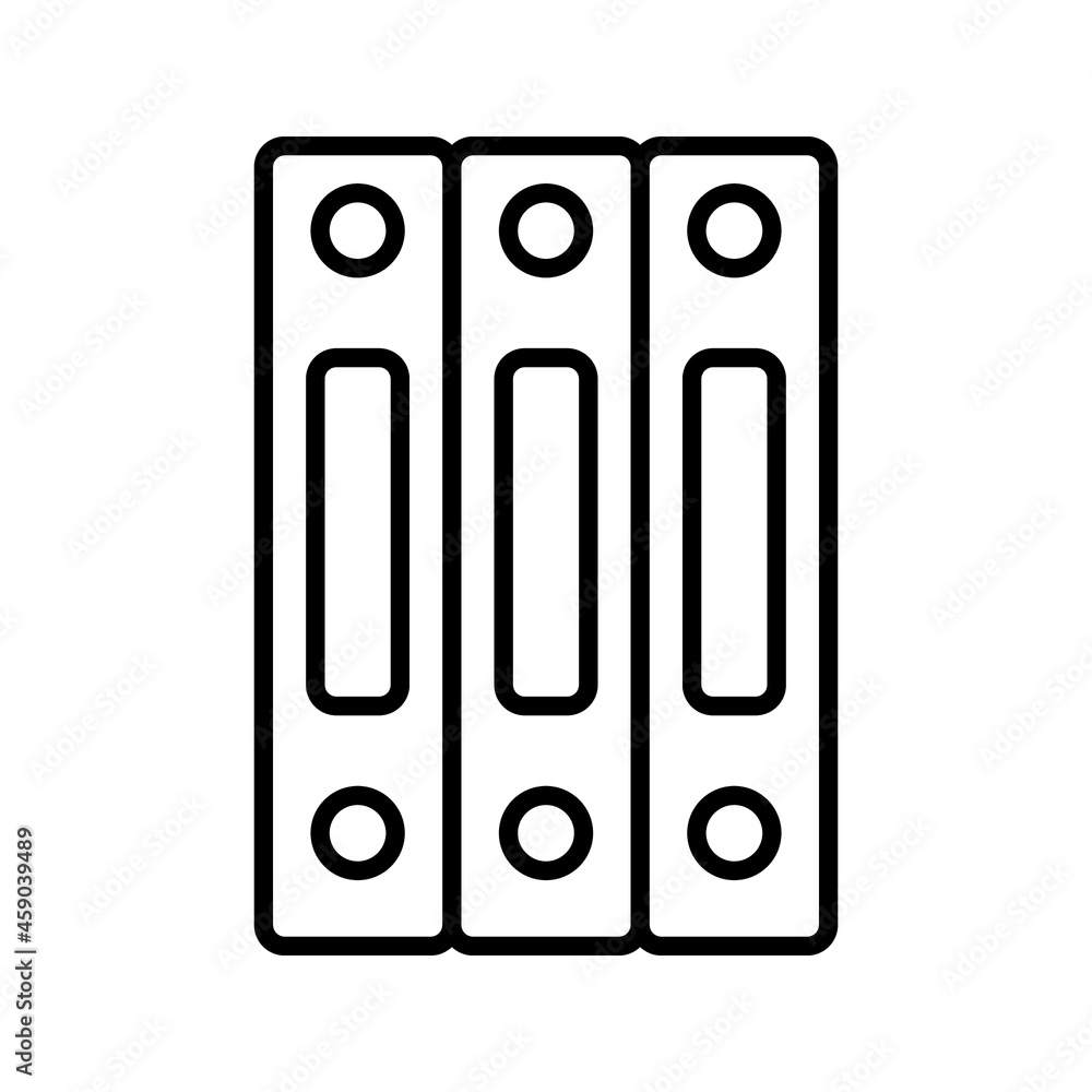 Binder icon design template glyph style.Binder icon notebook Element. Binder icon Notebook linear style sign for mobile concept and web design color editable Binder icon design template glyph style.Binder icon notebook Element. Binder icon Notebook linear style sign for mobile concept and web design color editable
