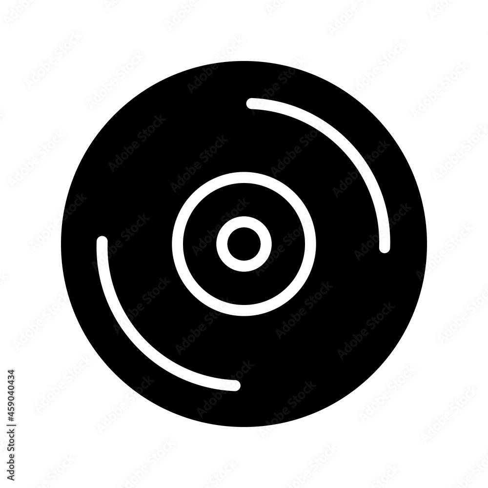 drive cd vector graphics on white background icon drive cd vector graphics on white background icon