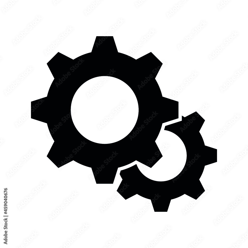 Setting Gear Vector Icon Design Template.Gear vector icon. Setting Gear Vector Icon. Setting Gear Vector Icon cogs symbol. EPS 10