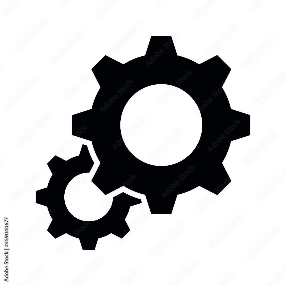 Setting Gear Vector Icon Design Template.Gear vector icon. Setting Gear Vector Icon. Setting Gear Vector Icon cogs symbol. EPS 10