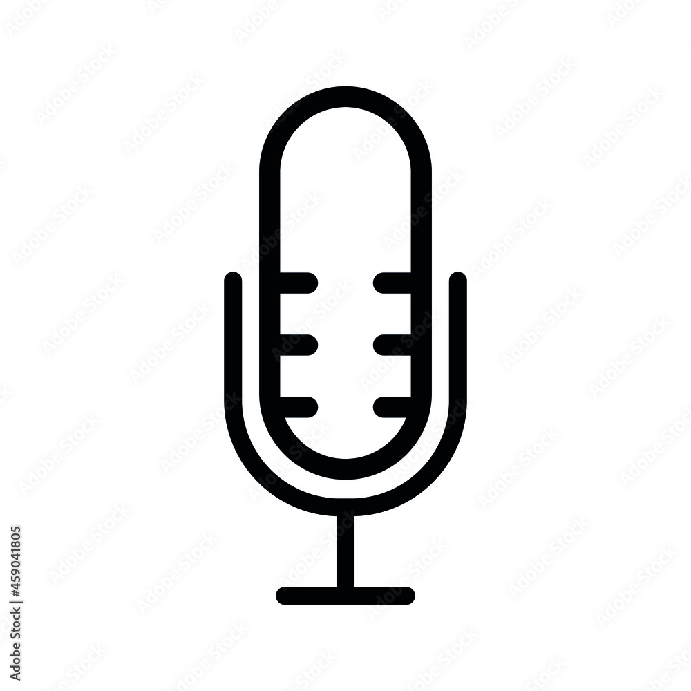 Record Microphone icon vector illustration eps 10, Sound concept. Record Microphone icon vector illustration eps 10, Sound concept.