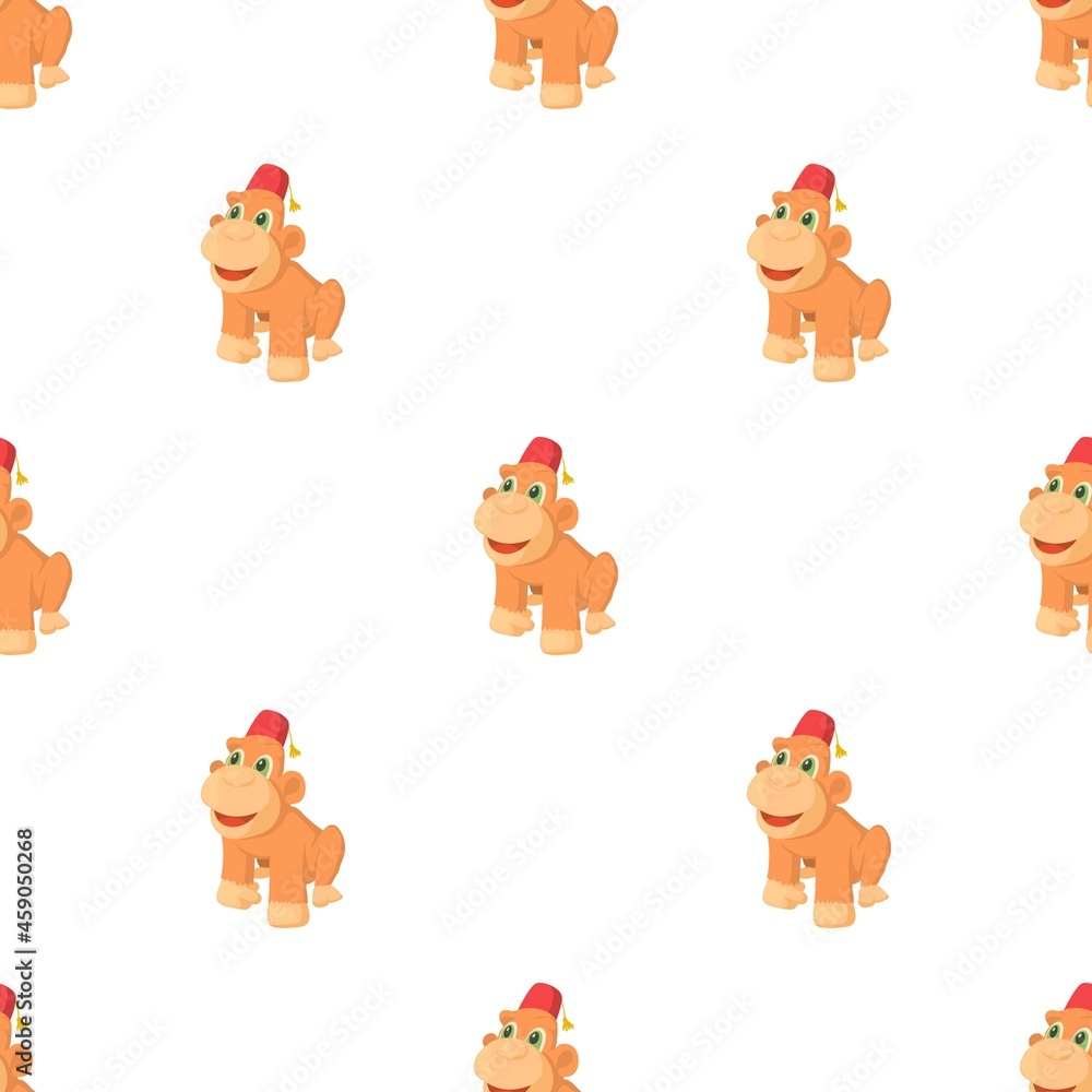 Circus monkey pattern seamless background texture repeat wallpaper geometric vector Circus monkey pattern seamless background texture repeat wallpaper geometric vector