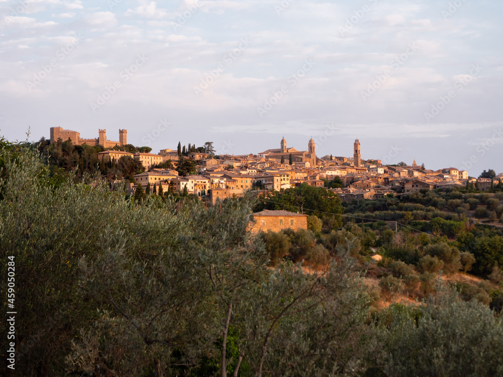 Montalcino Cityscape on a Summer Morning