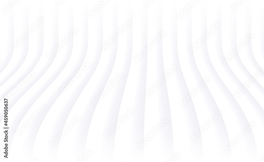 Abstract white background with 3D lines pattern, minimal white gray striped vector background illustration for business presentation, neumorphism design. Abstract white background with 3D lines pattern, minimal white gray striped vector background illustration for business presentation, neumorphism design.