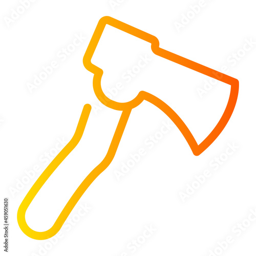 hatchet gradient icon