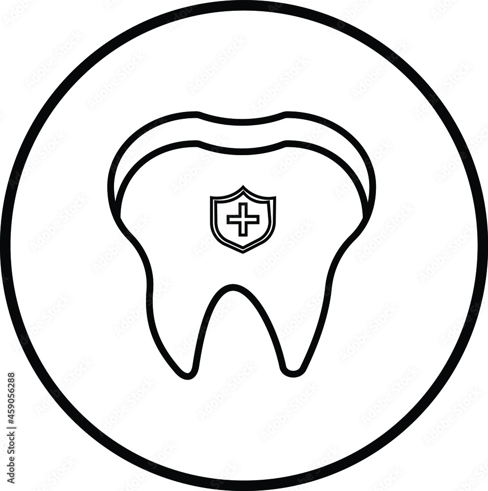 Dental Healthcare Icon in vector Dental Healthcare Icon in vector