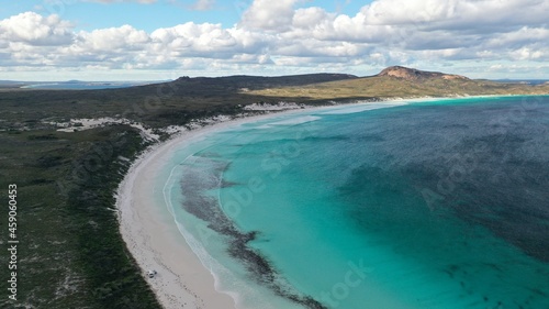Western Australia white sand beach blue ocean Esperance Lucky bay