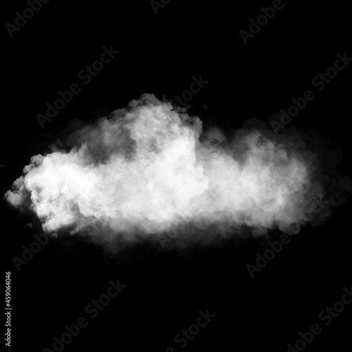 smoke on black background © elenkka83