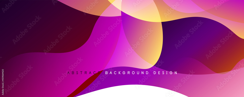 Trendy simple fluid color gradient abstract background with dynamic wave line effect. Vector Illustration For Wallpaper, Banner, Background, Card, Book Illustration, landing page Trendy simple fluid color gradient abstract background with dynamic wave line effect. Vector Illustration For Wallpaper, Banner, Background, Card, Book Illustration, landing page