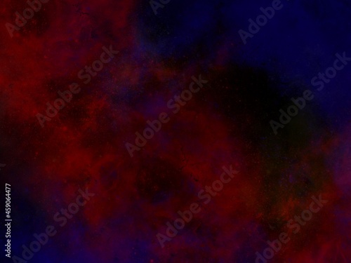 Abstract background  a cluster of red smoke in the darkness like a mysterious dimension.  An abstract illustration created from a tablet  used as a background.