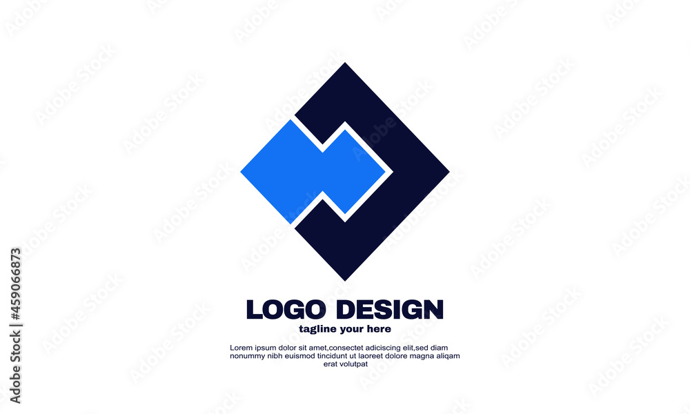 stock abstract idea business company logo brand identity vector