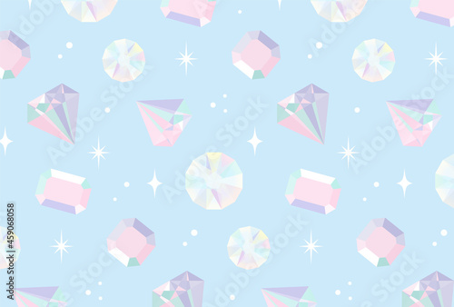 seamless pattern with jewelry for banners, cards, flyers, social media wallpapers, etc.