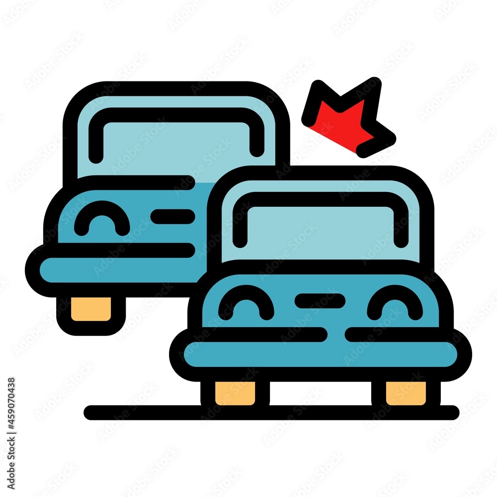Fotografie Car accident icon