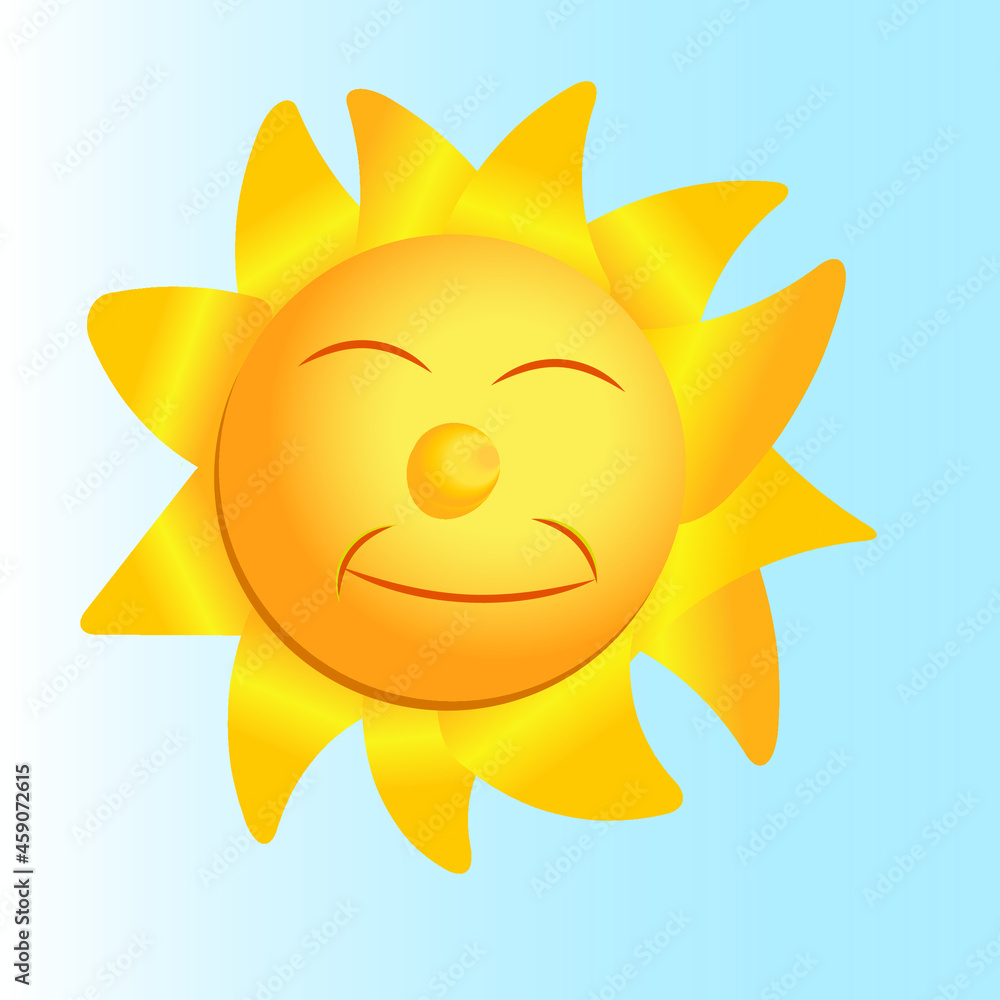 sun cartoon character