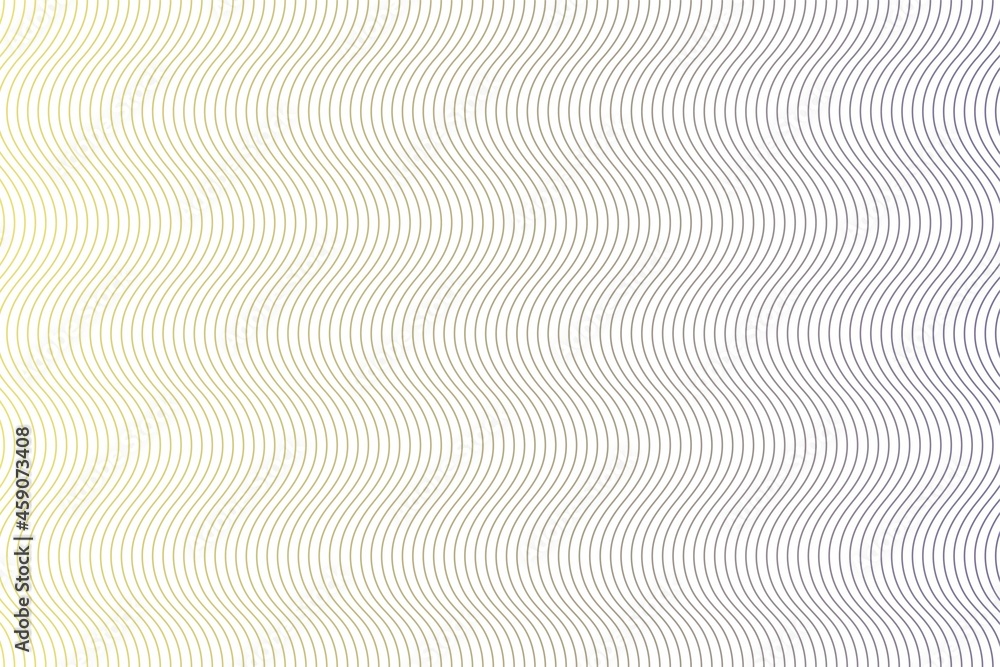 Vector graphic of certificate texture. Texture with waves in soft rainbow color. Perfect for certificate, banknote, money design, currency, gift voucher etc. Watermark banknote pattern.