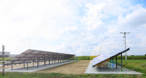 Fotowoltaika, odnawialne źródła energii i zrównoważony rozwój. photo
