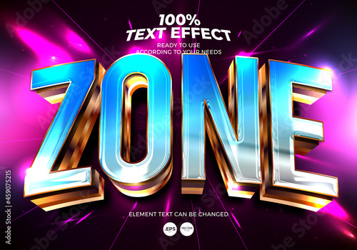 Zone Text Effect