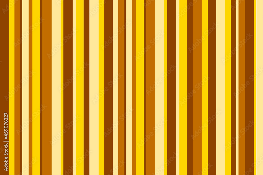 Obraz premium Striped background. Background of brown, yellow and beige stripes. Vertical stripes. Vector.