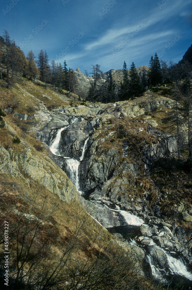 Cascade, Le Boréon, Parc national du Mercantour, 06, Alpes Maritimes