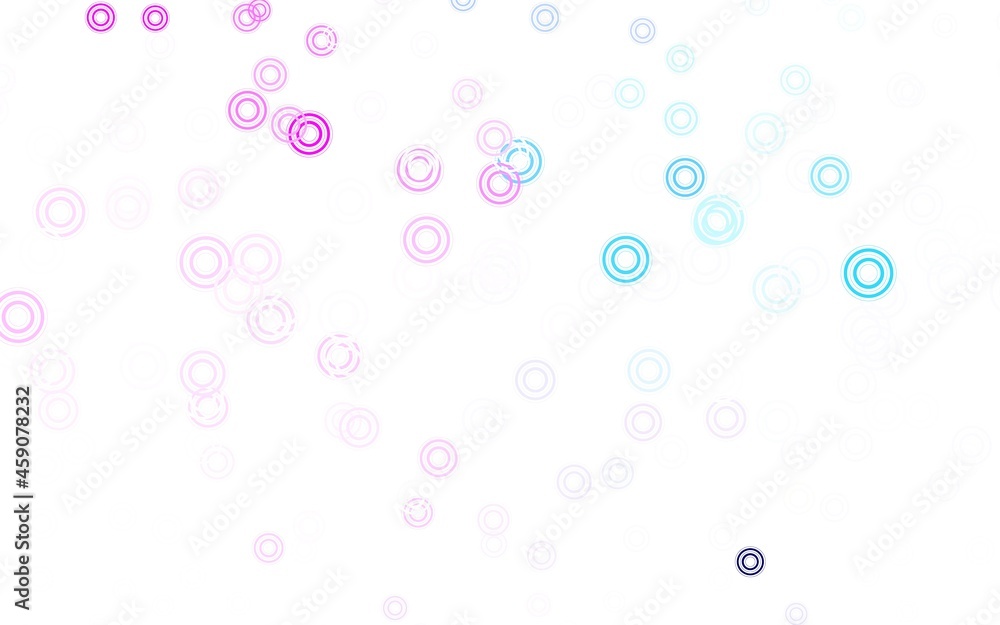 Light Pink, Blue vector backdrop with dots.