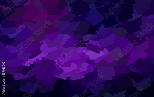 Dark Purple  Pink vector texture with abstract forms.